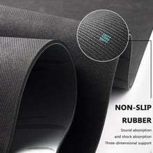 Load image into Gallery viewer, PU Natural Rubber Non-Slip Yoga Mat (With Strap and Carry Bag)
