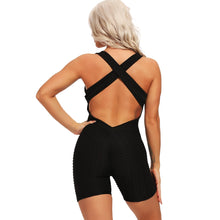 Load image into Gallery viewer, Short Sleeveless Back-cross Sport Bodysuit

