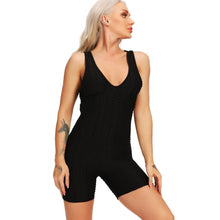 Load image into Gallery viewer, Short Sleeveless Back-cross Sport Bodysuit
