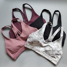 Load image into Gallery viewer, Stylish Medium Support Push Up Sports Bra
