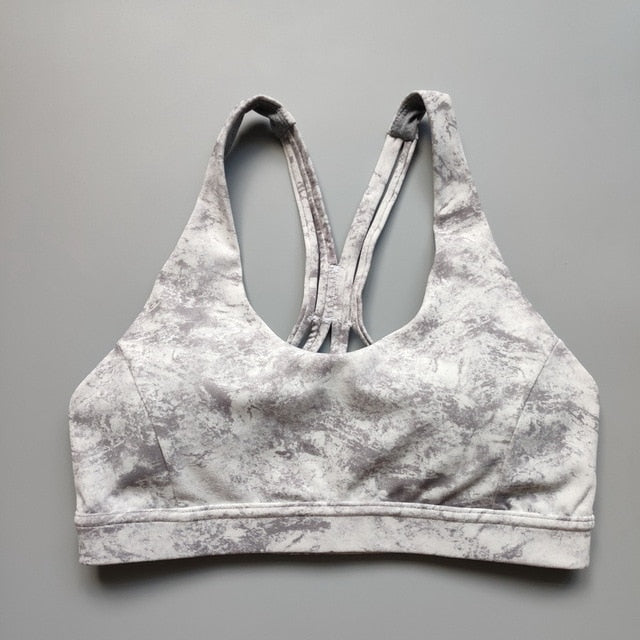 Stylish Medium Support Push Up Sports Bra